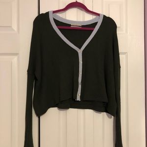 urban outfitters button down sweater